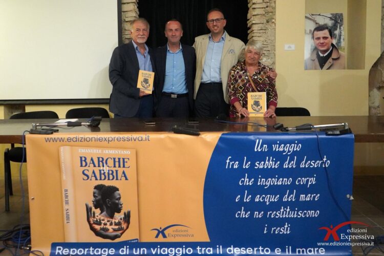 Presentato a Firmo il libro “Barche di Sabbia – Reportage di un viaggio tra il deserto e il mare”