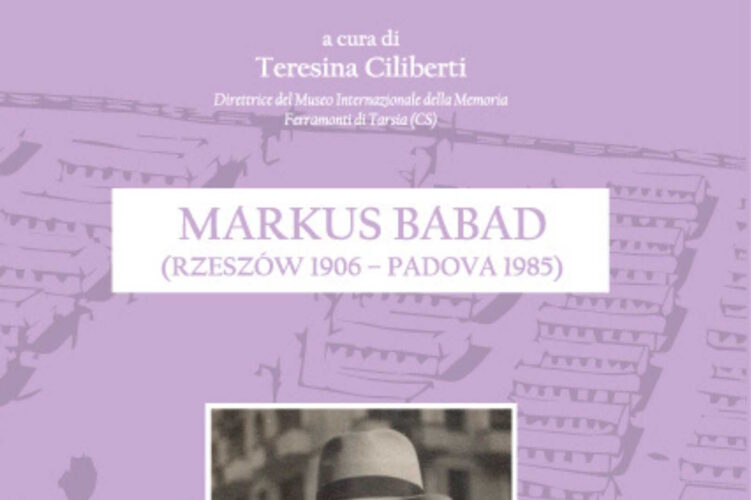 In arrivo il 27 gennaio “Markus Babad” a cura di Teresina Ciliberti